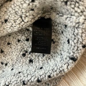 rag and bone gray and cream sweater